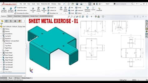 sheet metal in solidworks 2016|sheet metal solidworks pdf.